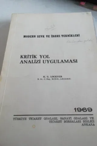 Kritik Yol Analizi Uygulaması