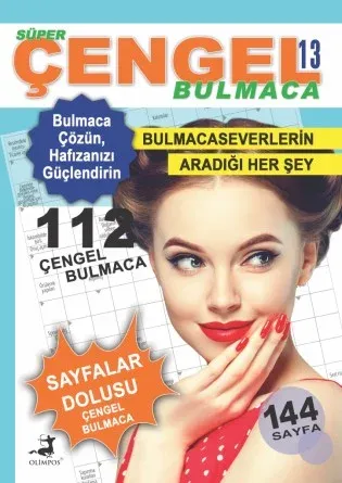 Süper Çengel Bulmaca 13 - Olimpos Yayınları Yayınları Kitap Dolu Günle