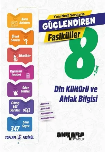 Ankara Yayıncılık 8. Sınıf Din Kültürü ve Ahlak Bilgisi Güçlendiren Fa