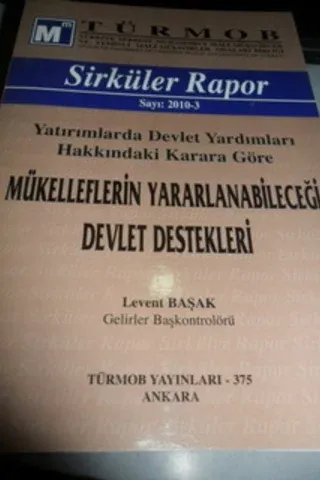 Türmob Sirküler Rapor 2010 / 3