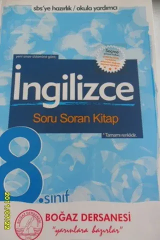 8.Sınıf İngilizce Soru Soran Kitap
