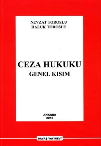 Ceza Hukuku Genel Kısım