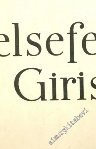 Felsefeye Giriş -        1958