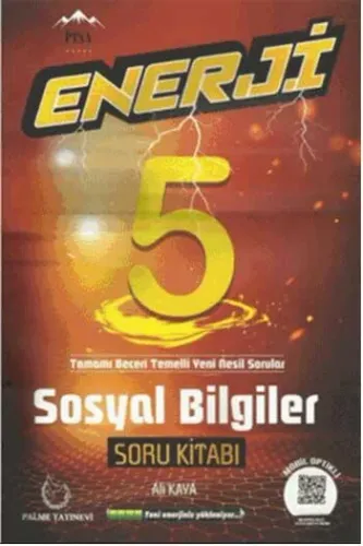 ​Palme Yayınları 5. Sınıf Sosyal Bilgiler Enerji Soru Kitabı