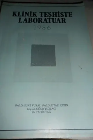 Klinik Teşhiste Laboratuar