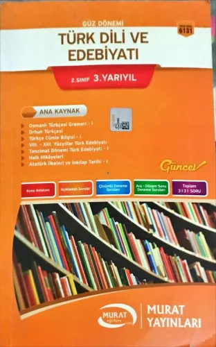 Türk Dili Ve Edebiyatı 2.Sınıf 3.Yarıyıl Ana Kaynak