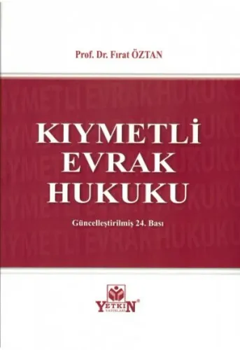 Kıymetli Evrak Hukuku