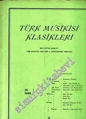 Türk Musikisi Klasikleri - Nota -