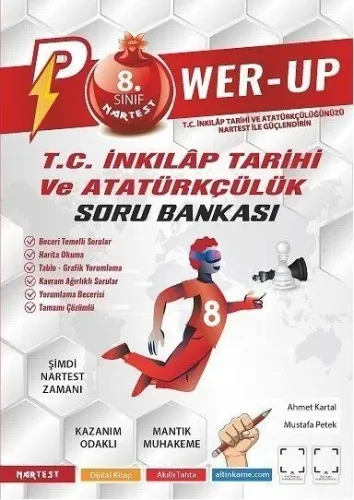 Nartest Yayınları 8. Sınıf T.C İnkılap Tarihi ve Atatürkçülük Power Up