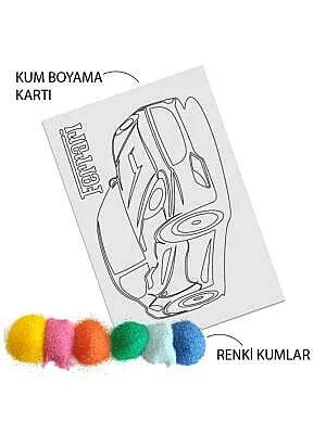 KUMTOYS RENKLİ KUM BOYAMA KM 5027