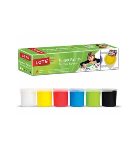 LETS Parmak Boyası 25mg. 6 Renk