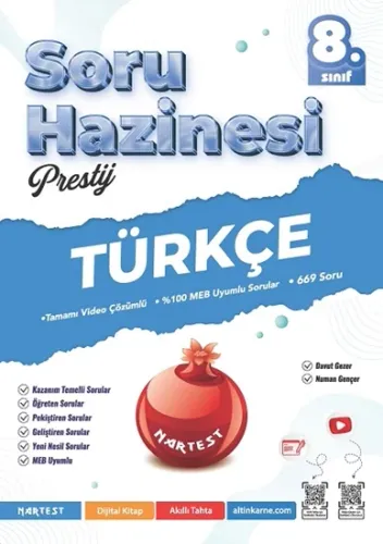 Nartest 8. Sınıf Türkçe Soru Hazinesi