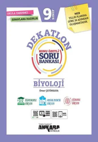 9. Sınıf Dekatlon Biyoloji Konu Özetli Soru Bankası