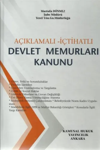 Açıklamalı İçtihatlı Devlet Memurları Kanunu