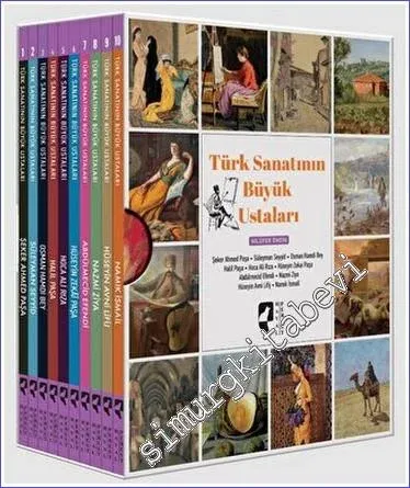 Türk Sanatının Büyük Ustaları - 10 Kitap Kutulu Set -