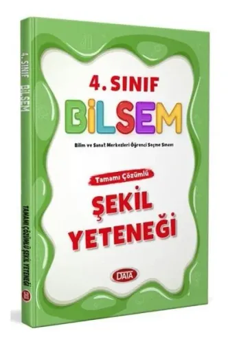 Data Yayınları 4. Sınıf Bilsem Tamamı Çözümlü Şekil Yeteneği