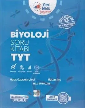 Yeni Nesil Yayınları TYT BİYOLOJİ SORU KİTABI