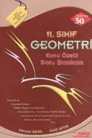 11. Sınıf Geometri Konu Özetli Soru Bankası
