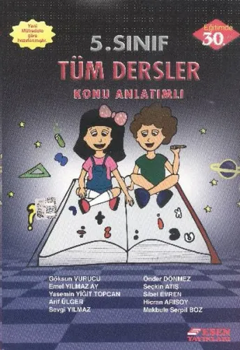 Esen Yayınları 5. Sınıf Tüm Dersler Konu Anlatımlı Esen