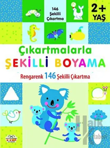Çıkartmalarla Şekilli Boyama 2 Yaş Üstü - Halkkitabevi
