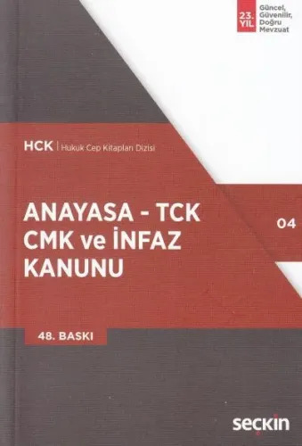 Anayasa - Tck Cmk Ve İnfaz Kanunu