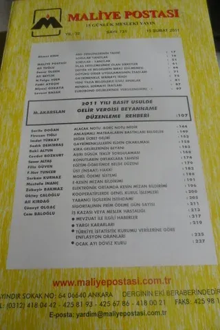 Maliye Postası 2011/731