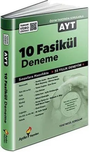 AYT 10 Deneme Video Çözümlü