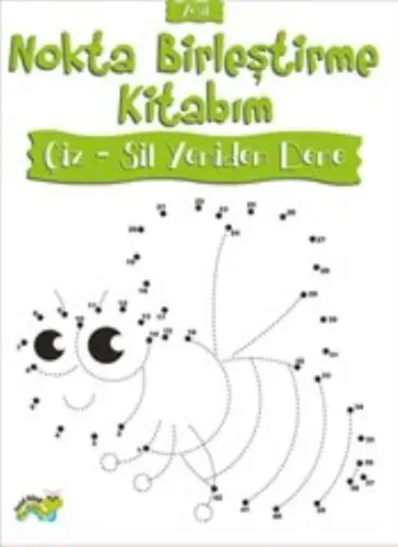 Nokta Birleştirme Kitabım Yeşil Çiz-Sil Yeniden Dene