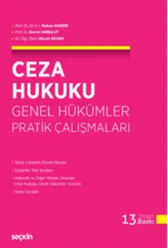 Ceza Hukuku Genel Hükümler Pratik Çalışmalar