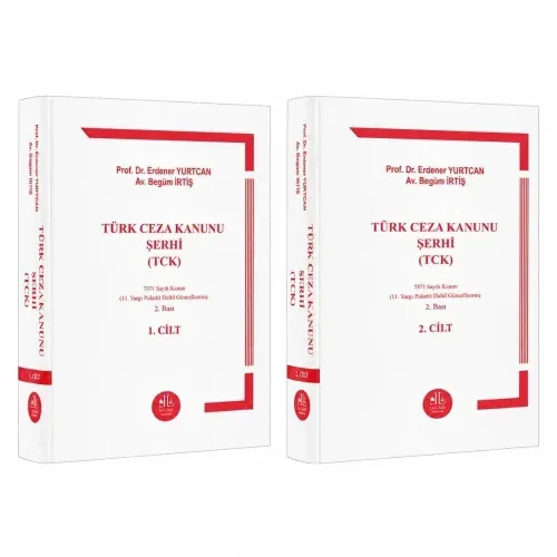 Türk Ceza Kanunu Şerhi 2 Cilt Takım Erdener Yurtcan