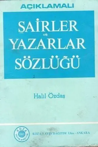 Şairler ve Yazarlar Sözlüğü
