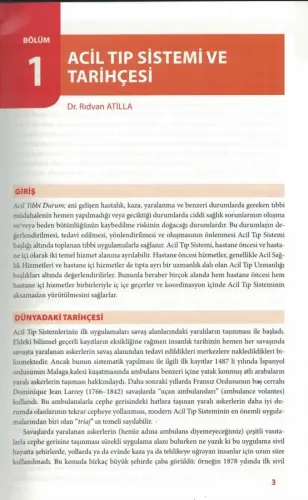 İlk ve Acil Yardım Teknikerliği Paramedik Trevor N. Dupuy Güneş Tıp Ki