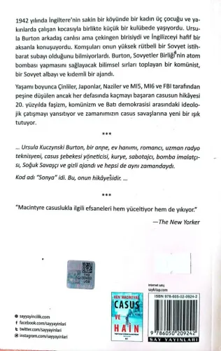 Ajan Sonya Ben Macintyre Say Yayınları