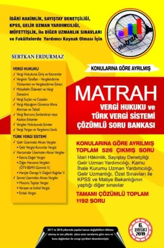 Matrah-Vergi Hukuku ve Türk Vergi Sistemi Çözümlü Soru Bankası
