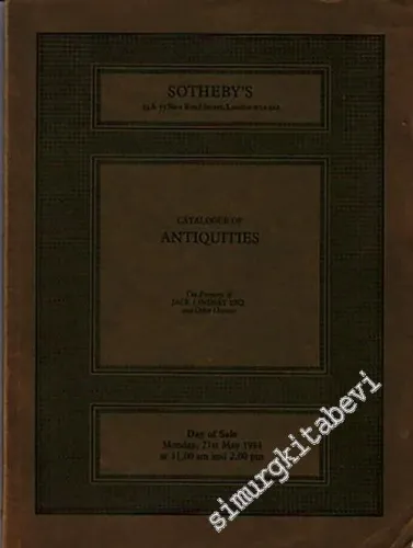 Catalogue of Antiquities -