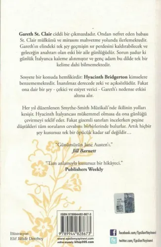 Öpüşünde Saklı Julia Quinn Epsilon Yayıncılık %44 indirimli
