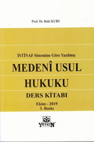 Medeni Usul Hukuku Ders Kitabı