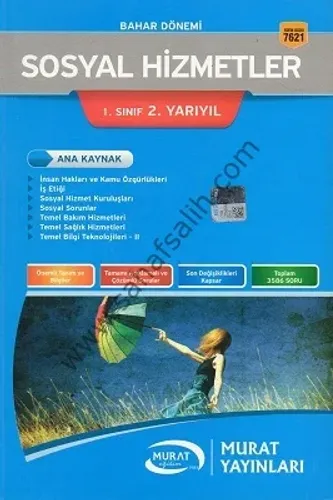 Açıköğretim Sosyal Hizmetler 1. Sınıf 2. Yarıyıl Bahar Döneni