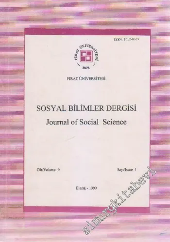 Sosyal Bilimler Enstitüsü Dergisi - Sayı: 1  Cilt: 9     1999