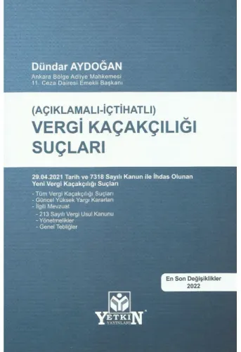 Vergi Kaçakçılığı Suçları
