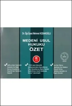 Medeni Usul Hukuku - Özet