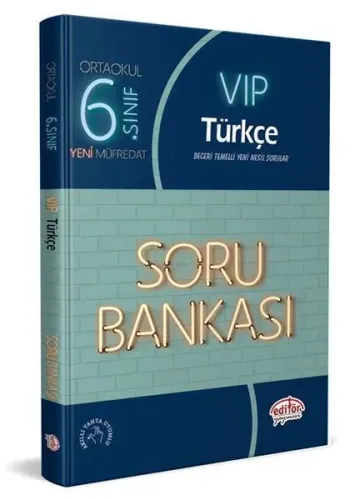 Editör 6. Sınıf VIP Türkçe Soru Bankası (Yeni)
