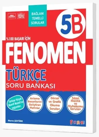 Fenomen Okul Yayınları 5. Sınıf Türkçe B Fenomen Soru Bankası