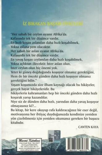 İz Bırakan Başarı Öyküleri Canten Kaya Murat Kitabevi %40 indirimli