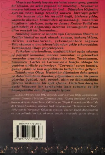 Tutankamon Olayı Christian Jacq Arion Yayınevi %41 indirimli