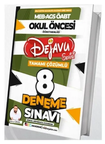 TKM Akademi ÖABT MEB-AGS Okul Öncesi Öğretmenliği Dejavu 8 Deneme Çözü