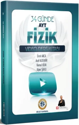Bilgi Sarmal Yayınları AYT Fizik 34 Günde Video Ders Kitabı