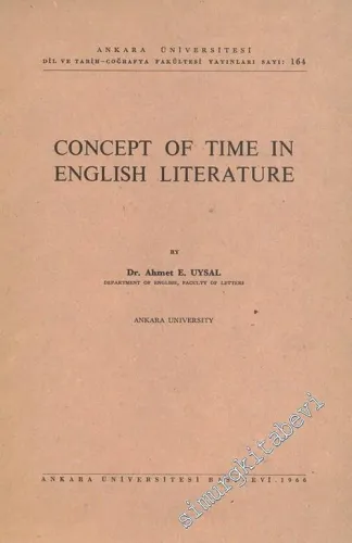 Concept of Time in English Literature -        1966