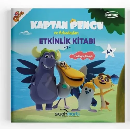 Kaptan Pengu ve Arkadaşları - Etkinlik Kitabı (4+ Yaş)