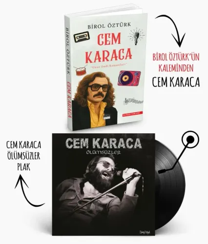 Plaklı Kitaplar - Cem Karaca Ölümsüzler Plak